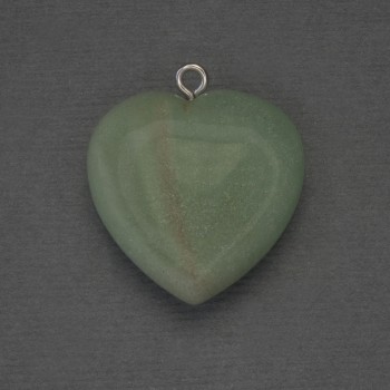 تعليقة قلب يشم 25x25x27مم+