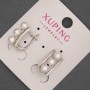 أقراط Xuping روديوم بلؤلؤ 8×16mm