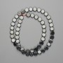 خرز هيماتيت عملة 8mm+-، الطول 40cm+