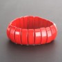 سوار مرجان أحمر (مضغوط) مطاطي وصلة 2x0, 8cm