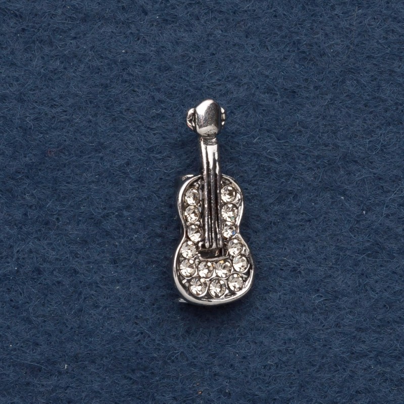 بروش كمان 2.5x1cm معدن رمادي