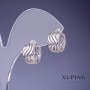 أقراط Xuping أمواج 13x8mm روديوم