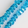 خرزات كريستال بأسلوب "سواروفسكي" أزرق سماوي, قطر 6x4mm خيط, طول 50cm