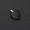 قلادة «قلب» حجر اللابا 20×20mm (+-)