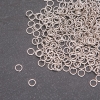 إكسسوارات حلقة وصل، القطر 5mm معدن رمادي، عبوة 20g
